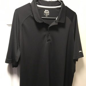 Men’s Slazenger Black Golf Polo